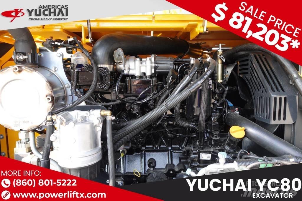 Yuchai YC80 Bageri guseničari