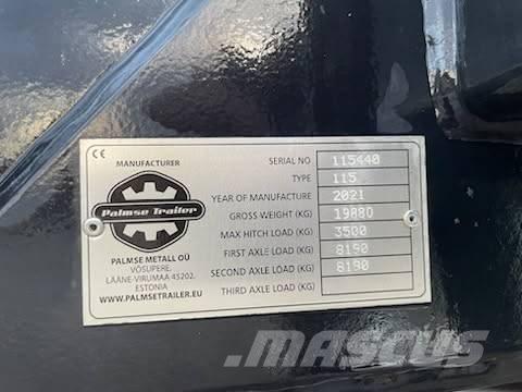 Palmse Trailer 115 Demontažne polu prikolice