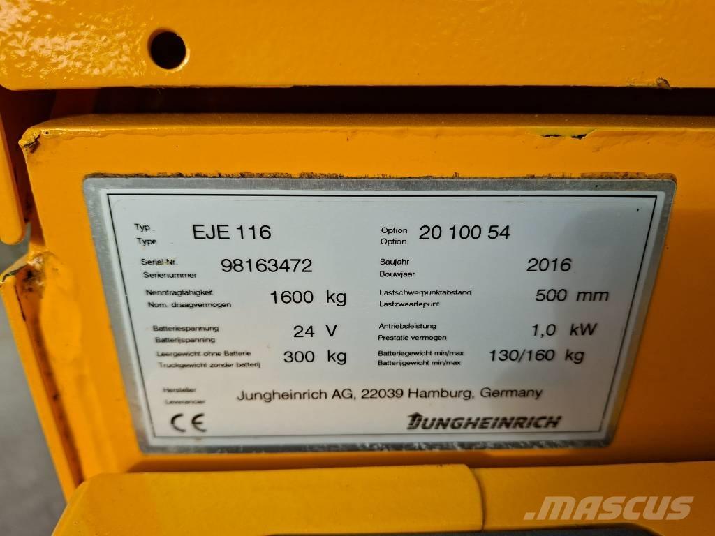 Jungheinrich EJE 116 Nisko podizni električni viljuškar