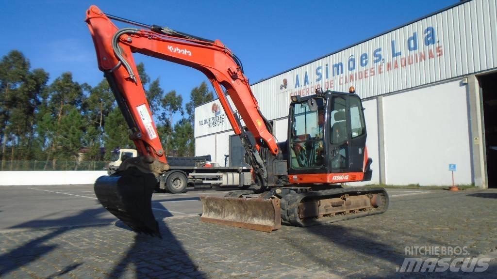 Kubota KX 080-4 Midi bageri 7t – 12t
