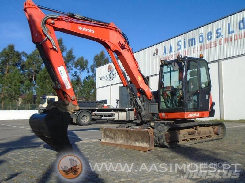 Kubota KX 080-4 Midi bageri 7t – 12t