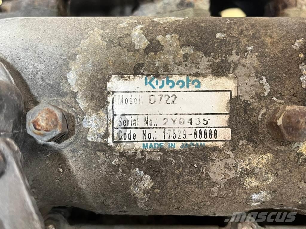 Kubota D722 ENGINE Kargo motori
