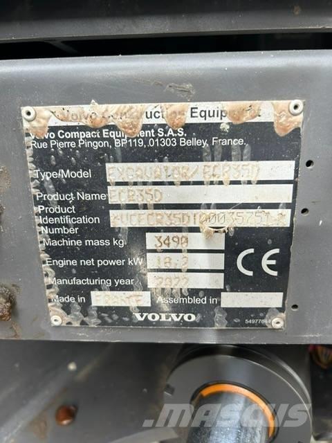 Volvo EC 35 C Mini bageri < 7t