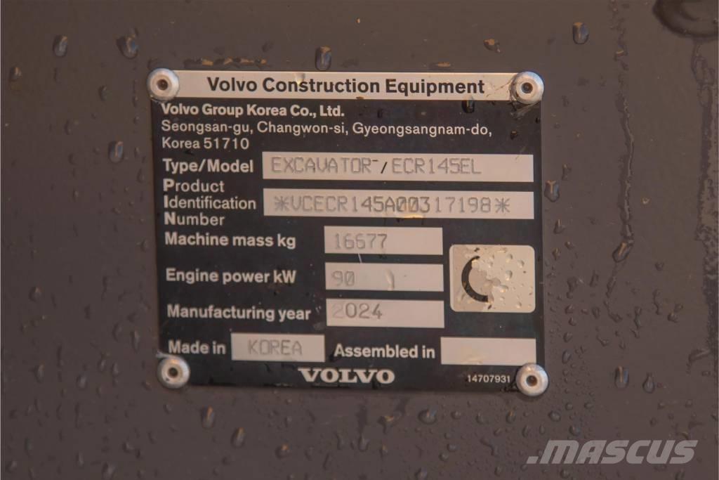 Volvo ECR 145 E Bageri guseničari