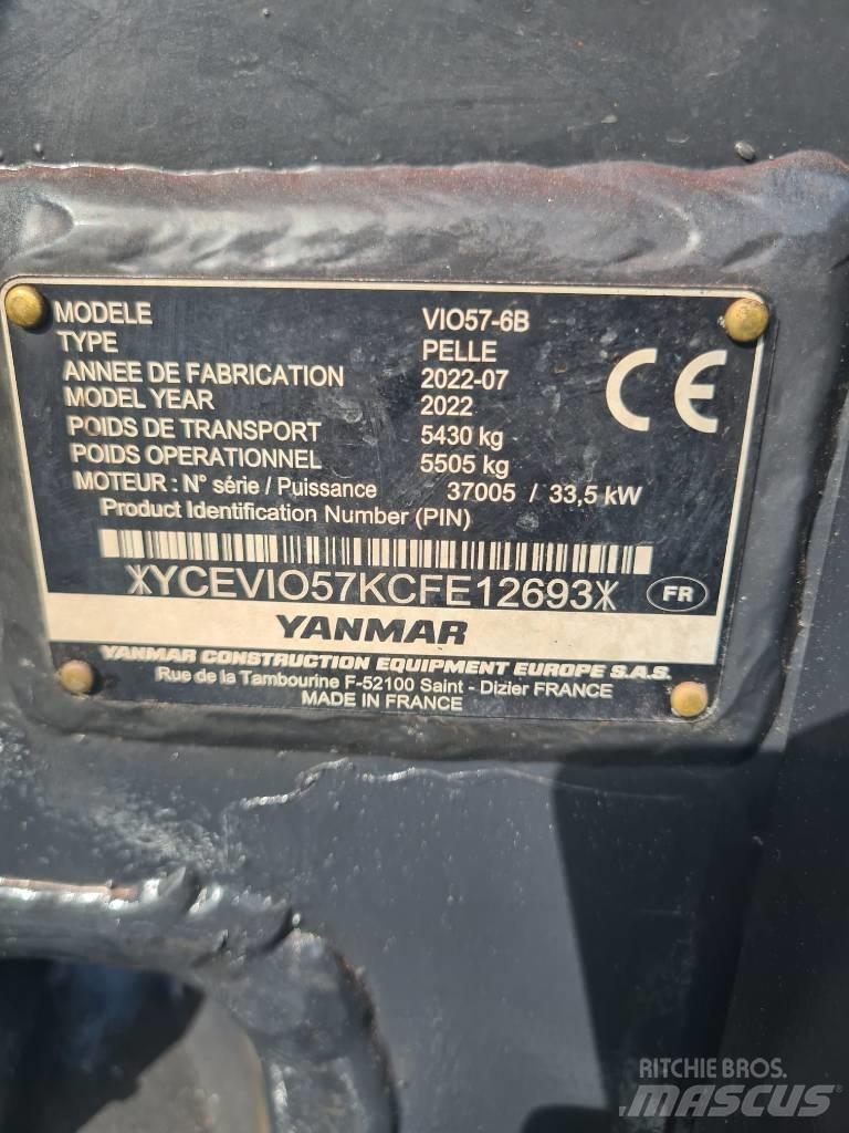 Yanmar Vio 57-6B Mini bageri < 7t