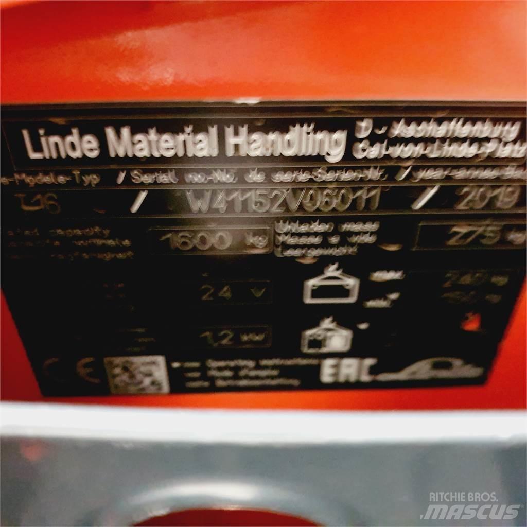 Linde T16 Li-Ion Nisko podizni električni viljuškar