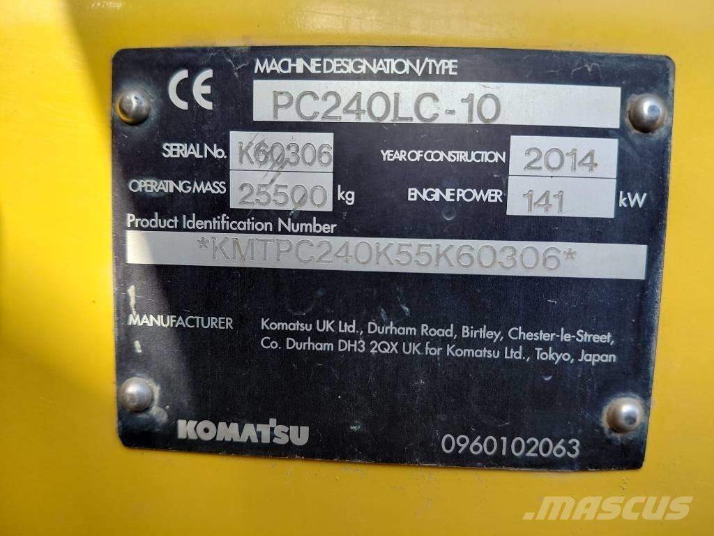 Komatsu PC 240 LC-10 Bageri guseničari