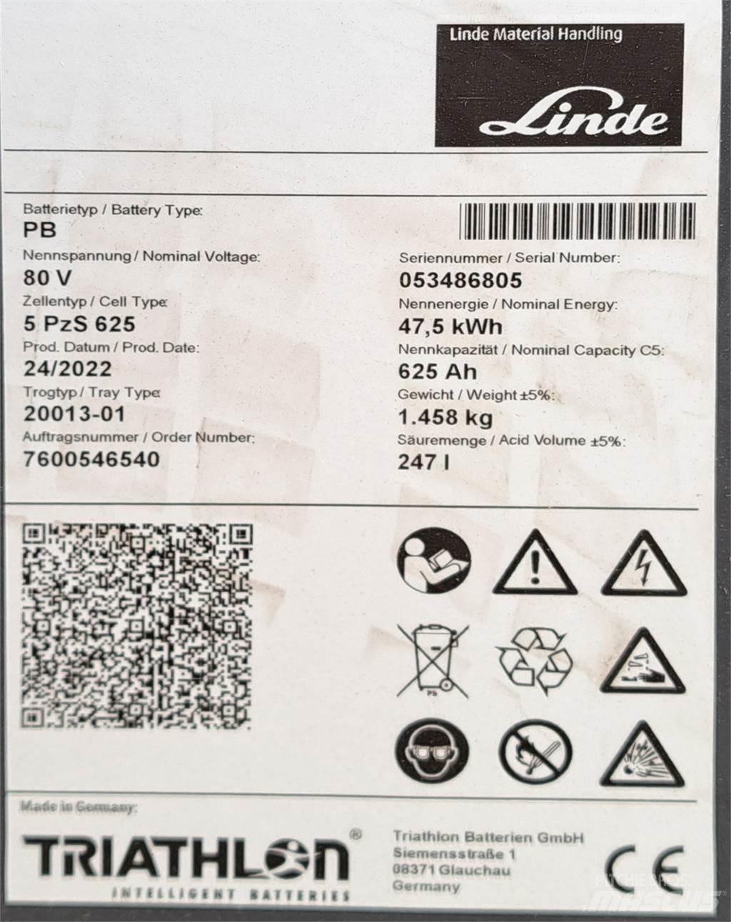 Linde E35L Električni viljuškari