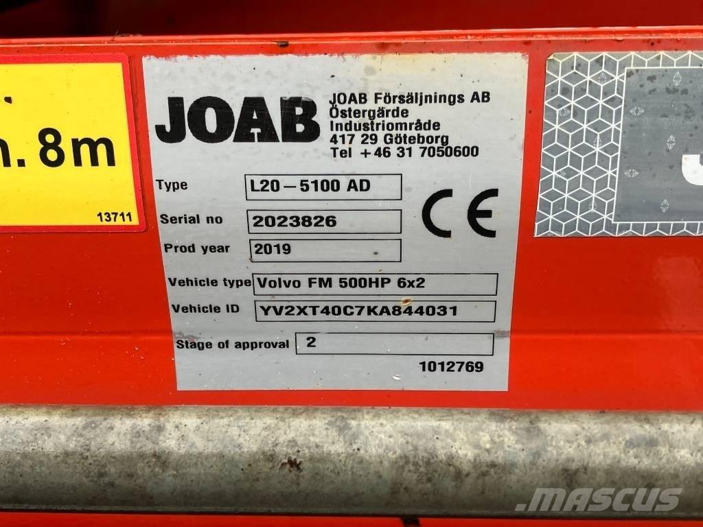Volvo FM 510 Rol kiper kamioni sa kukom za podizanje tereta