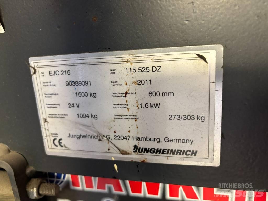 Jungheinrich EJC216 Ručni električni viljuškar