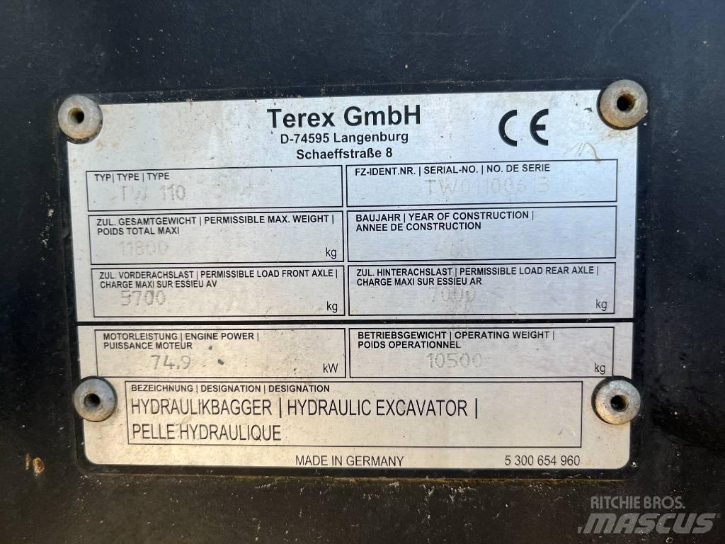 Terex TW 110 Bageri točkaši