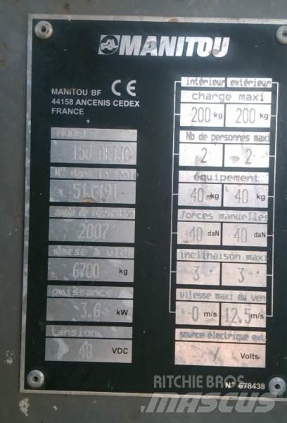 Manitou 150 AETJC Zglobne podizne platforme