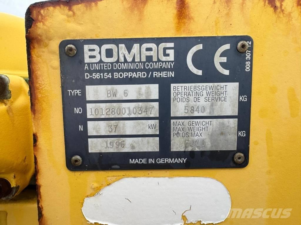 Bomag BW 6 Valjci sa duplim bubnjem