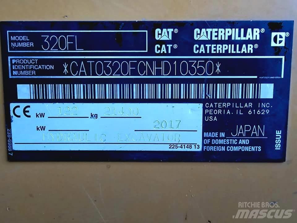 CAT 320 FL Bageri guseničari