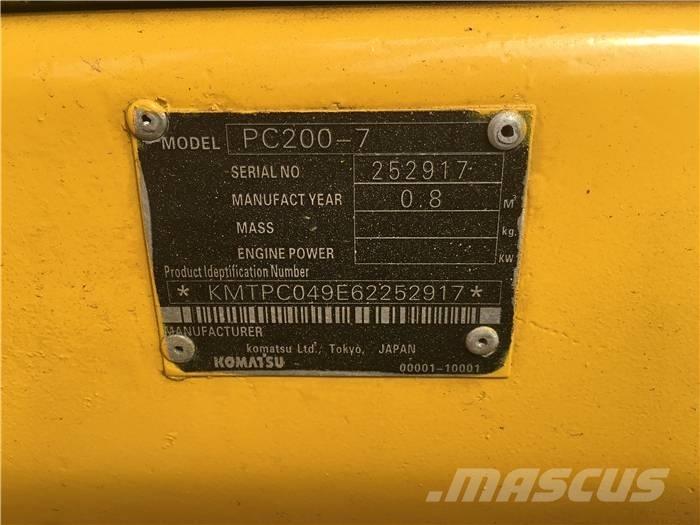 Komatsu PC 200-7 Bageri guseničari