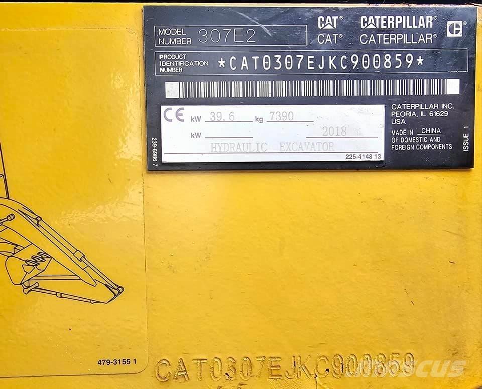 CAT 307 E2 Bageri guseničari