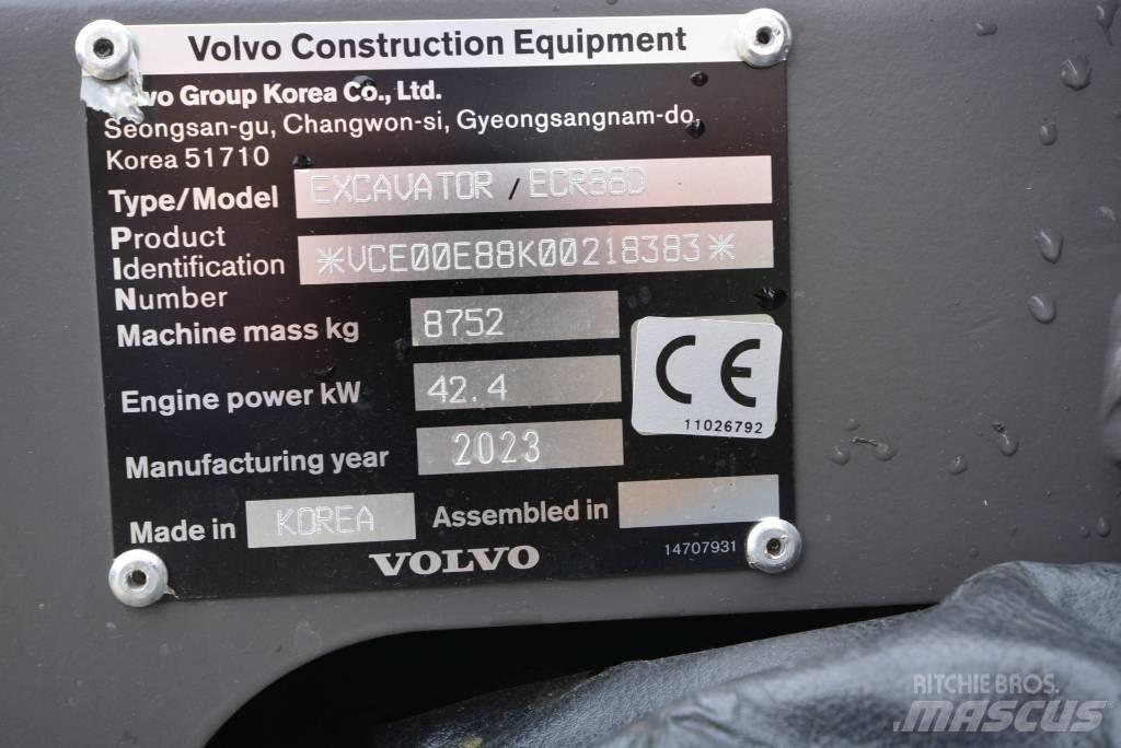 Volvo ECR 88 D Pro Midi bageri 7t – 12t
