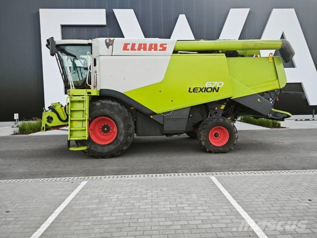 CLAAS Lexion 670 Kombajni