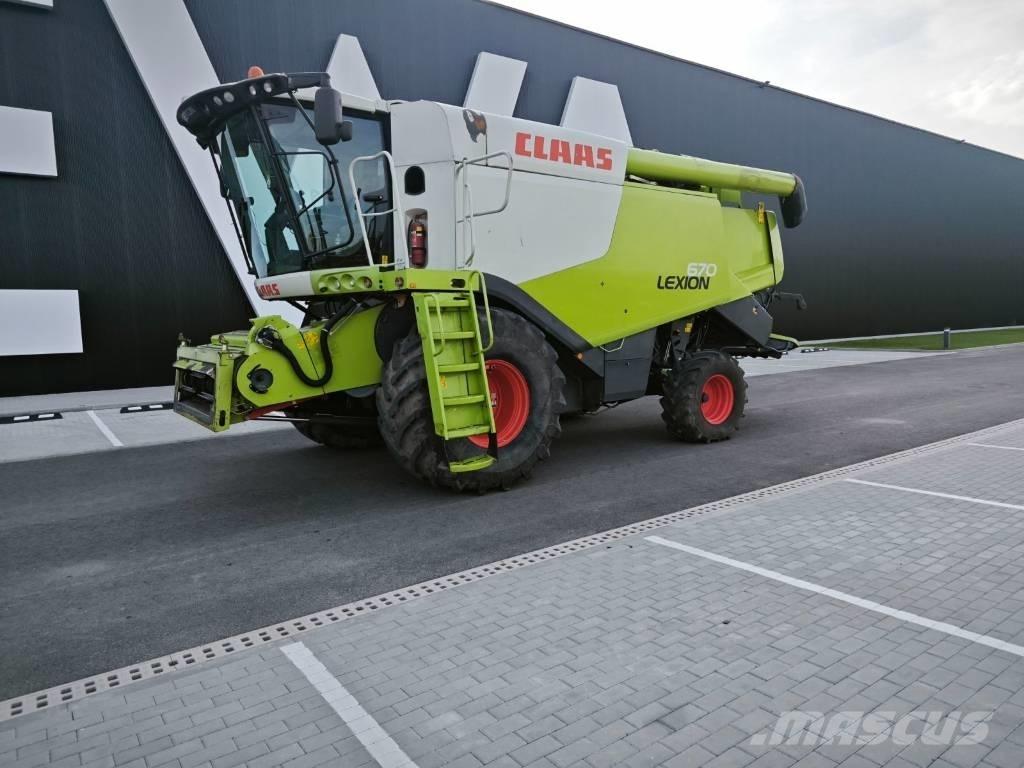 CLAAS Lexion 670 Kombajni