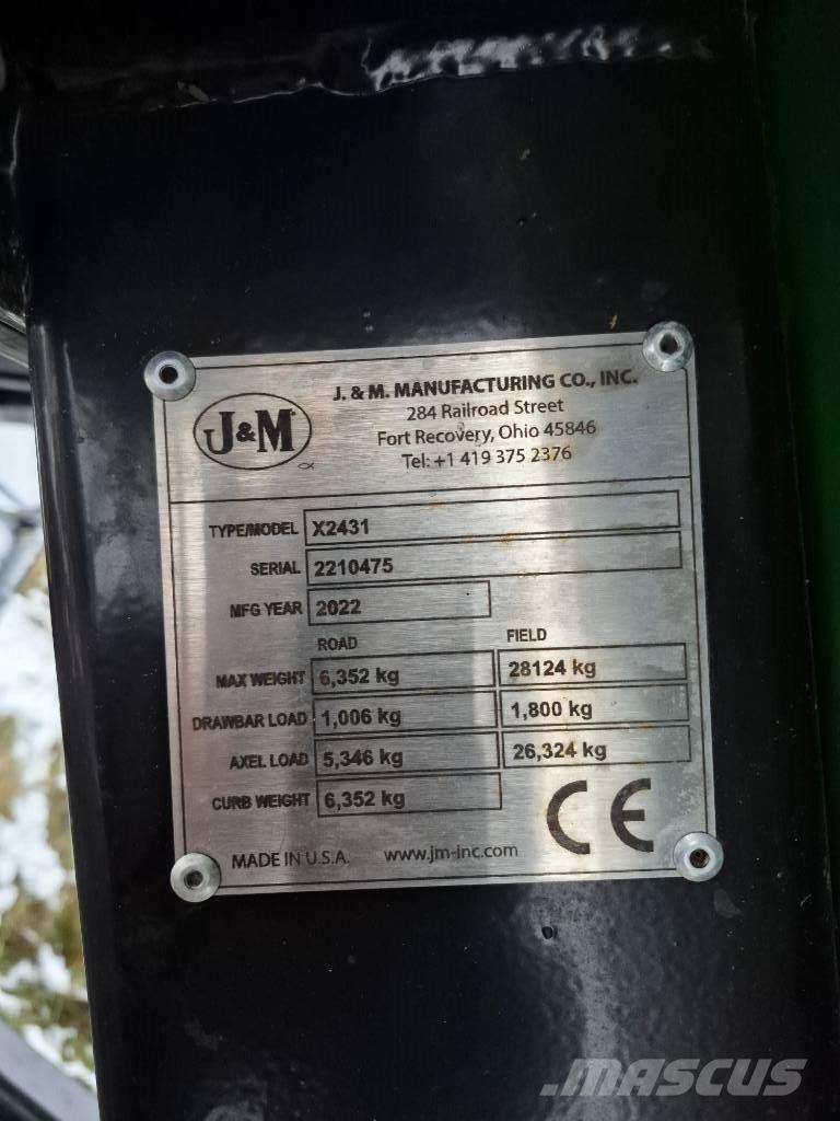 J&M X2431 Prikolice za zrno