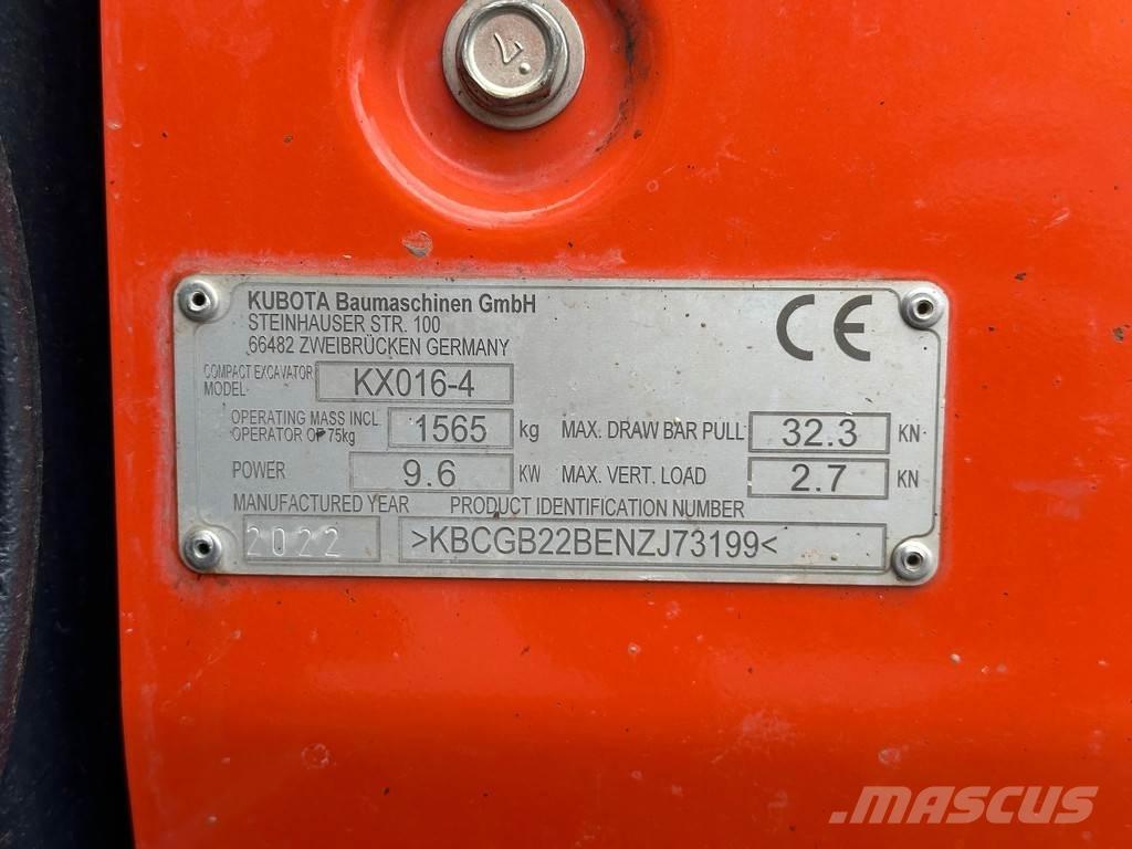 Kubota KX016-4 Mini bageri < 7t