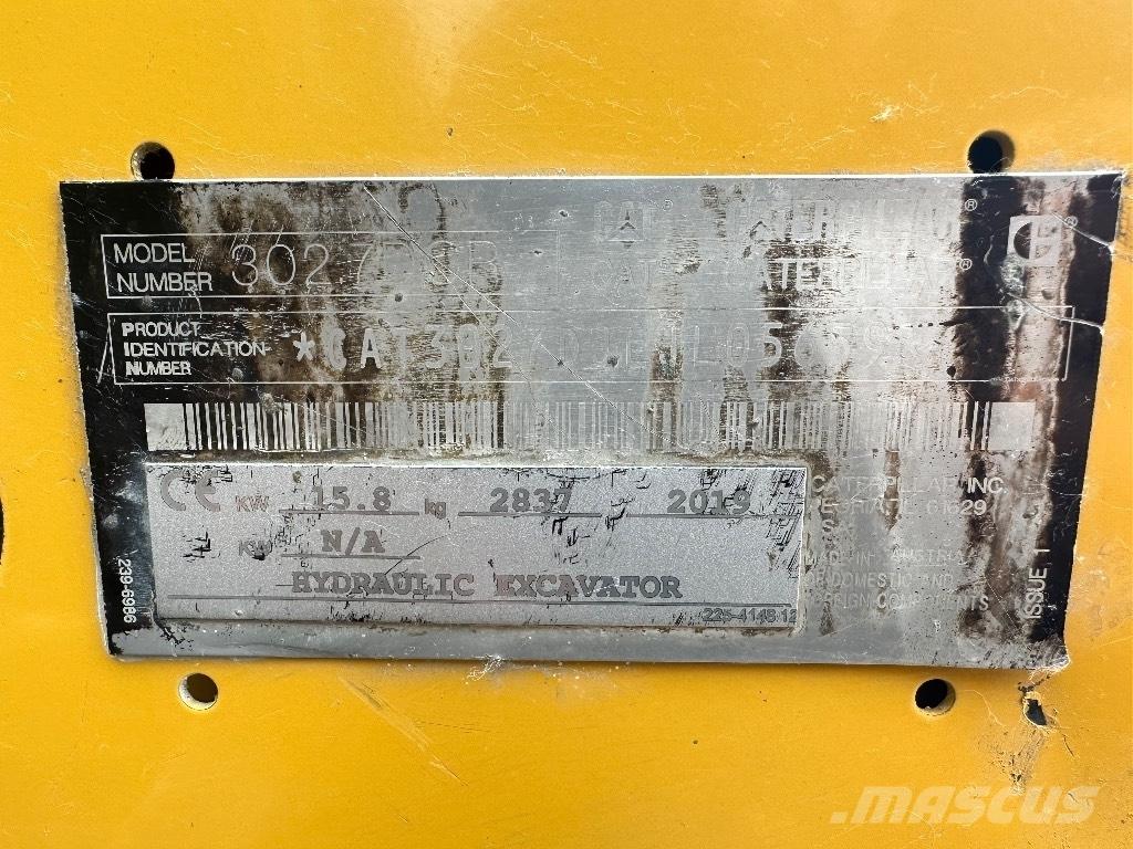 CAT 302.7 D CR Mini bageri < 7t