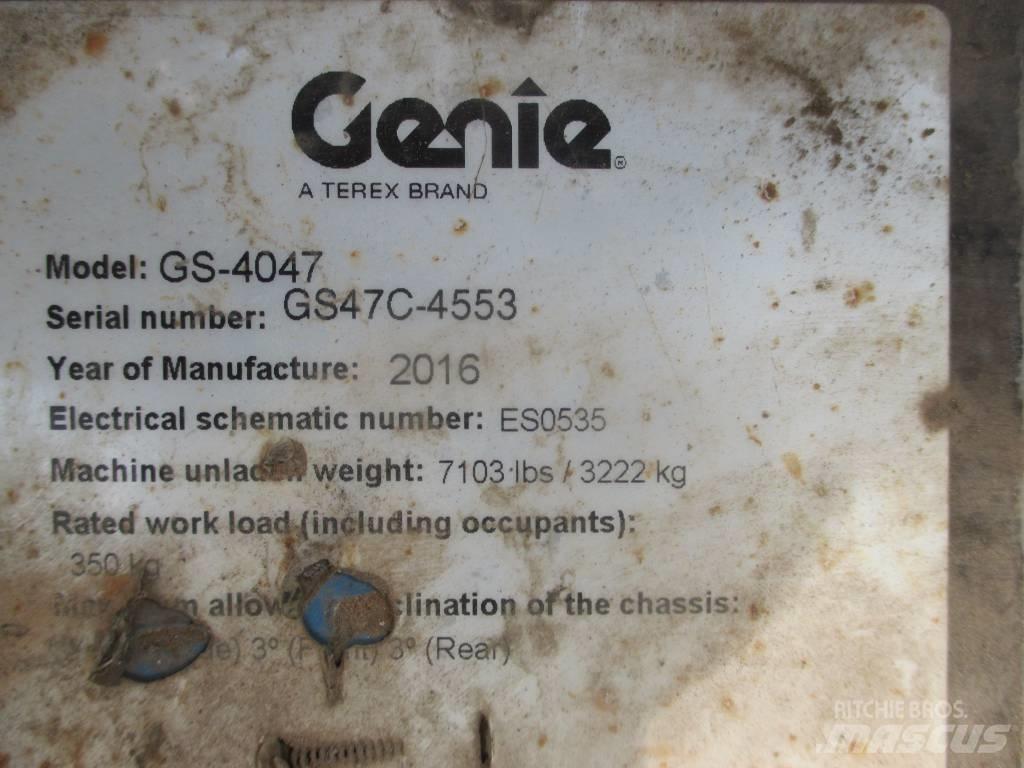 Genie GS 4047 Makazaste platforme