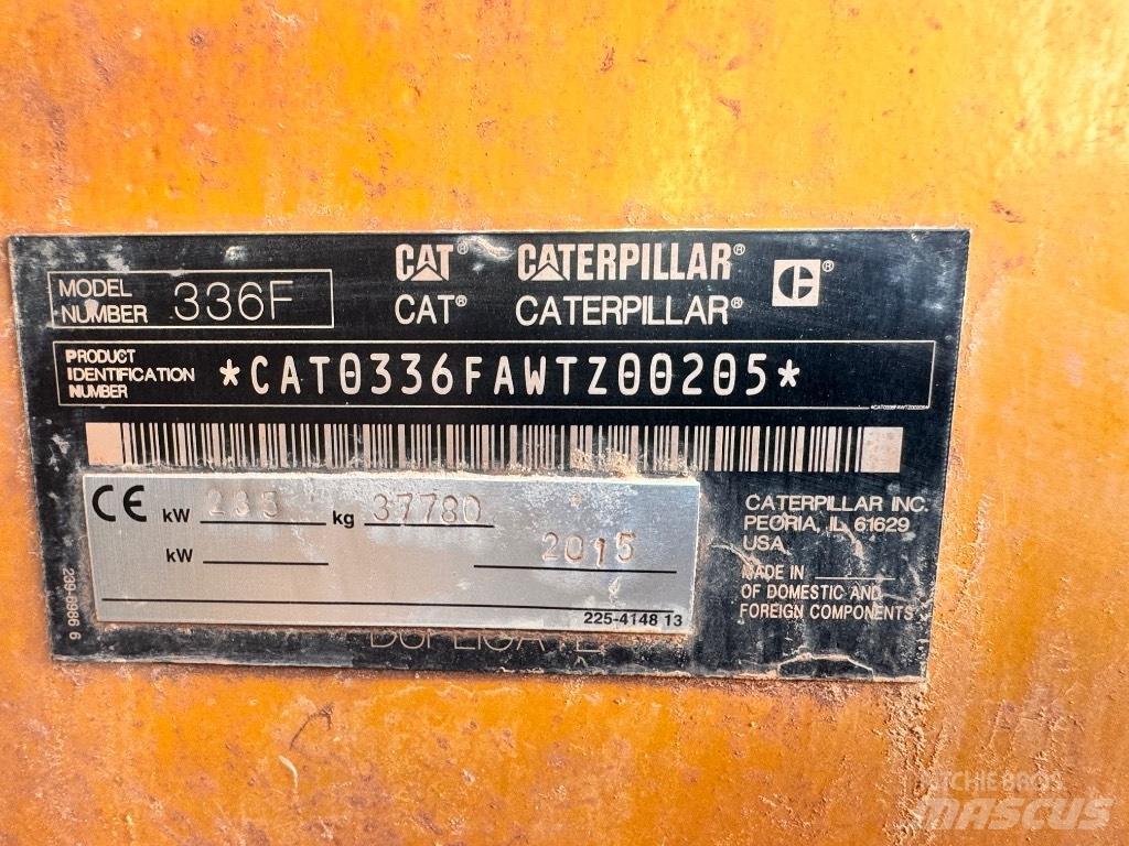 CAT 336 F L Bageri guseničari