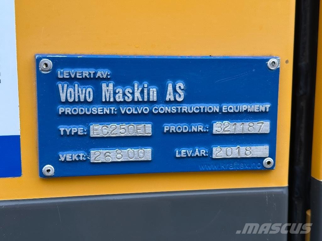 Volvo EC 250 EL Bageri guseničari