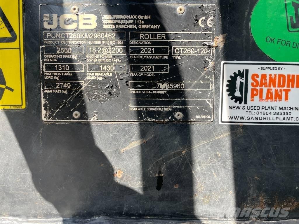 JCB CT 260-120 Valjci sa duplim bubnjem
