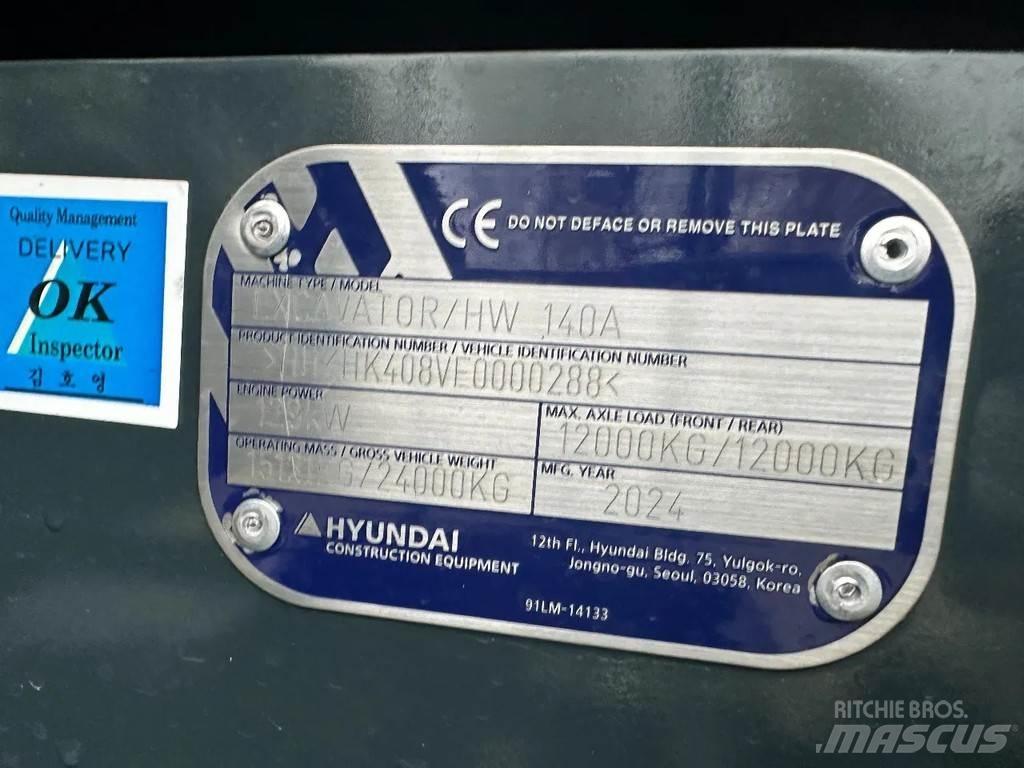 Hyundai HW140A Bageri točkaši