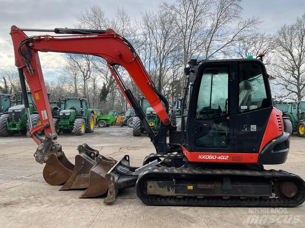 KUBOTA KX080 Midi bageri 7t – 12t