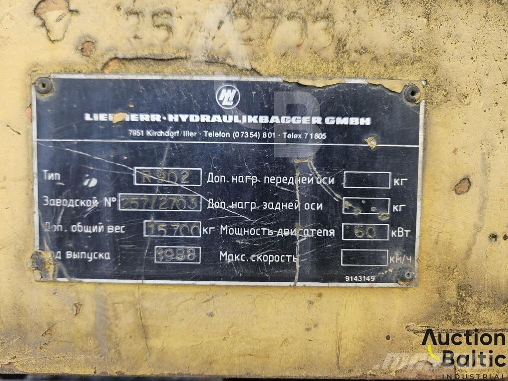 Liebherr R 902 Bageri guseničari