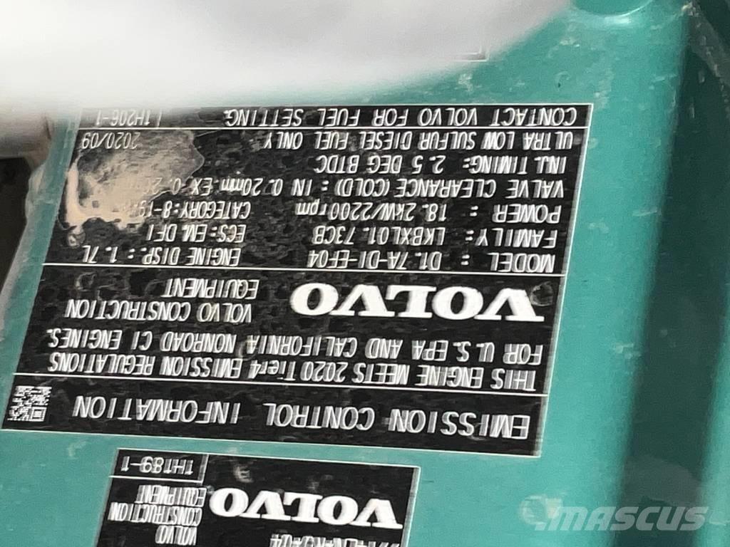 Volvo ECR 35 D Mini bageri < 7t