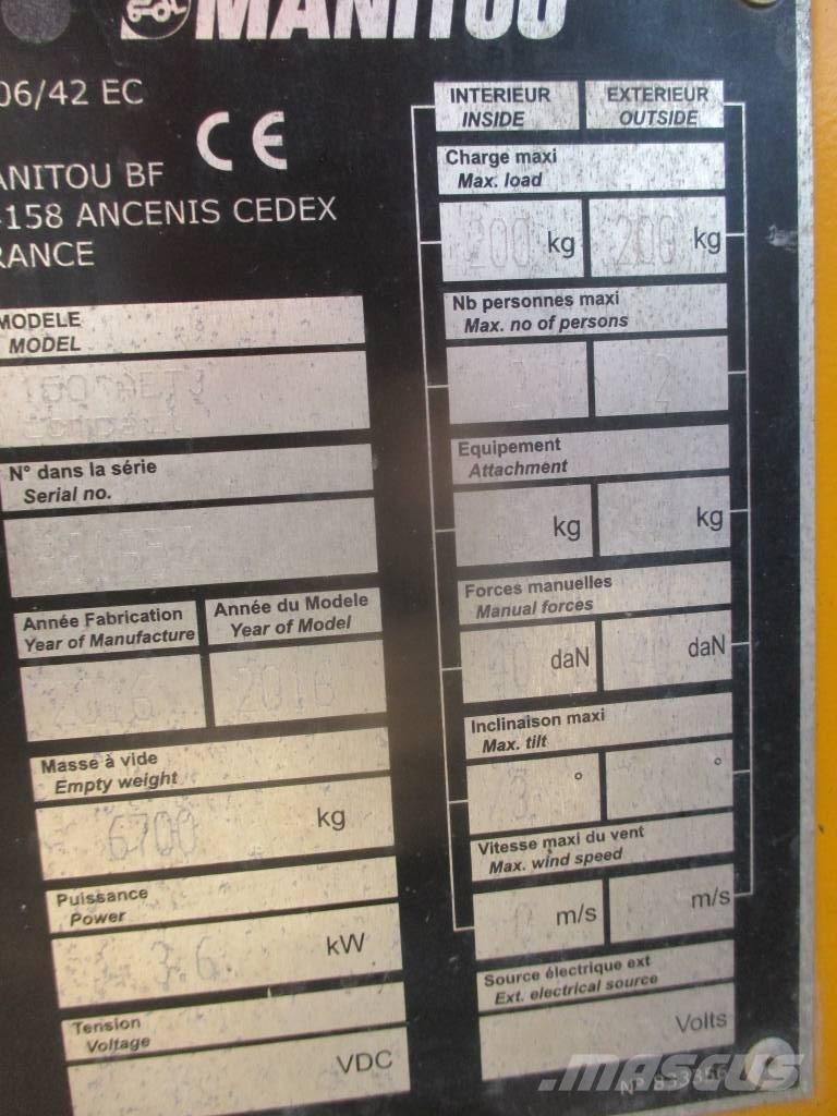 Manitou 150 AET JC Zglobne podizne platforme