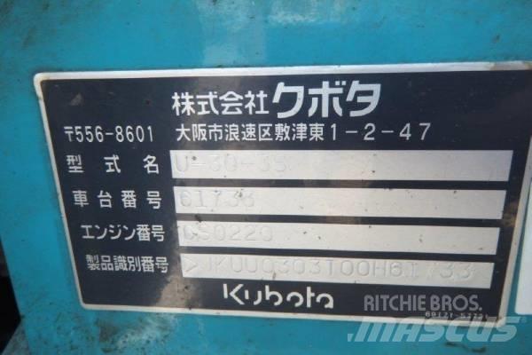 Kubota U-30-3S Mini bageri < 7t