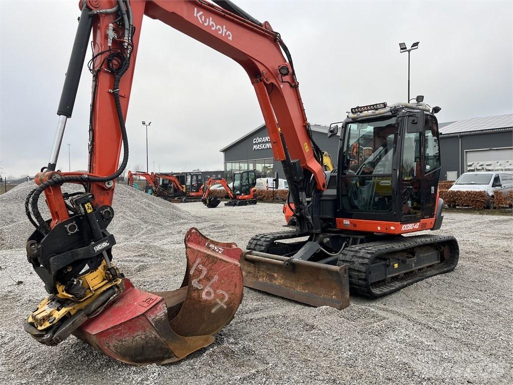 Kubota KX 080-4 Midi bageri 7t – 12t