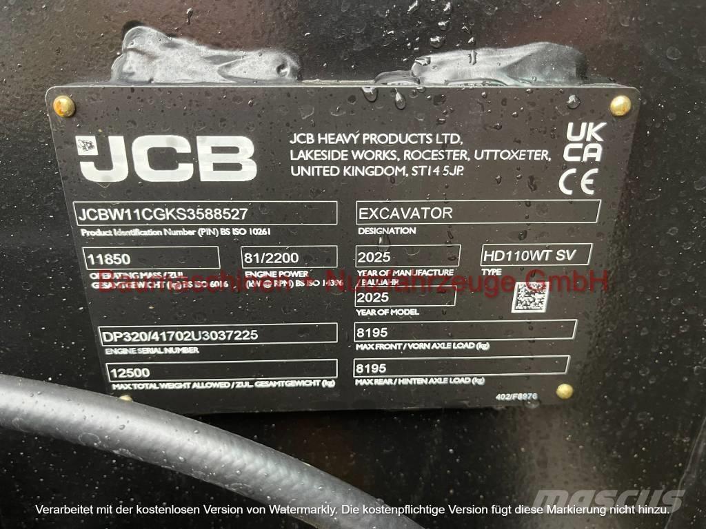 JCB Hydradig 110W Bageri točkaši