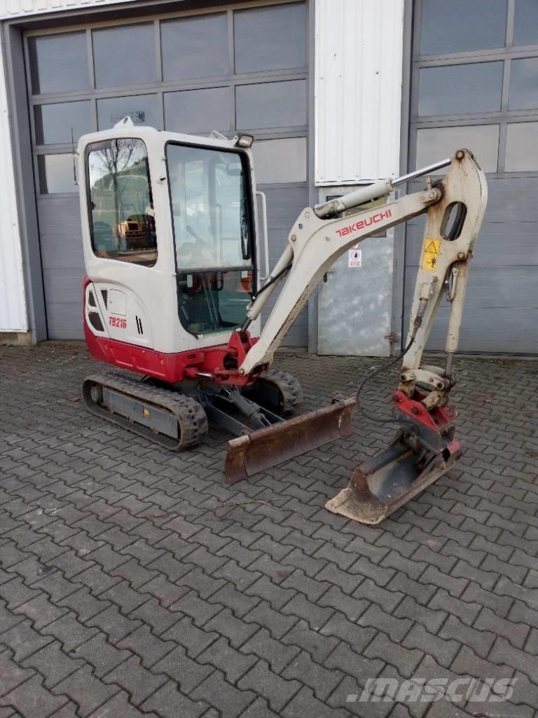 Takeuchi TB 216 Mini bageri < 7t