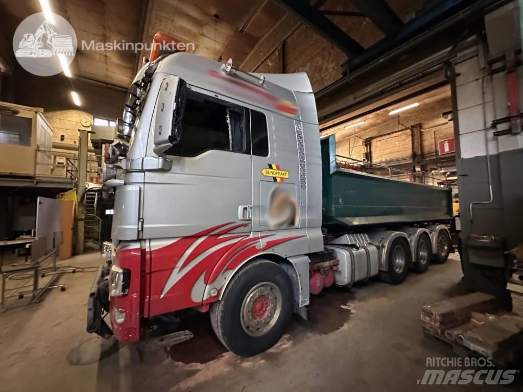 MAN TGX 35.540 Rol kiper kamioni sa kukom za podizanje tereta
