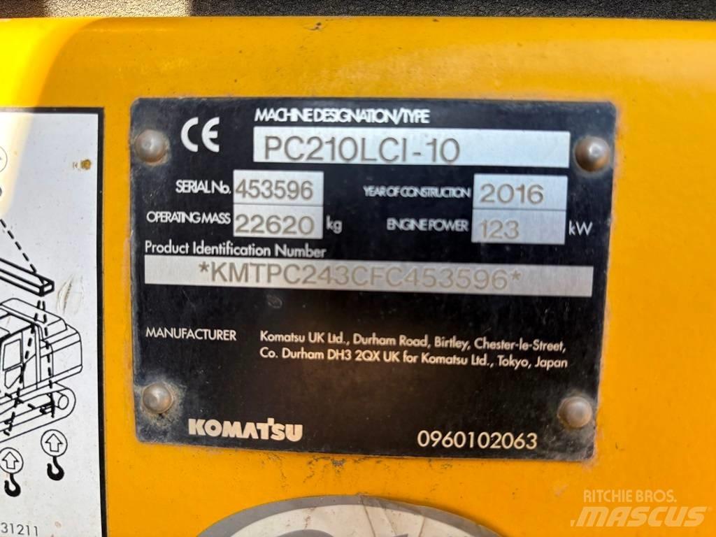 Komatsu PC 210 LC-10 Bageri guseničari