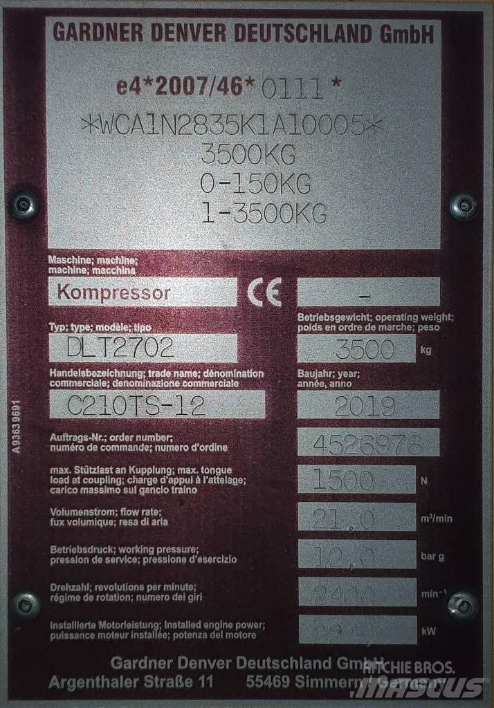 Compair C210 TS-12 Kompresori