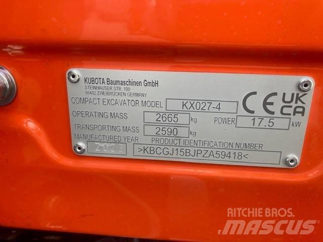 Kubota KX027-4 Mini bageri < 7t