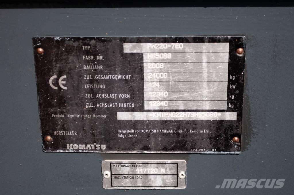 Komatsu PW 220-7 Bageri točkaši