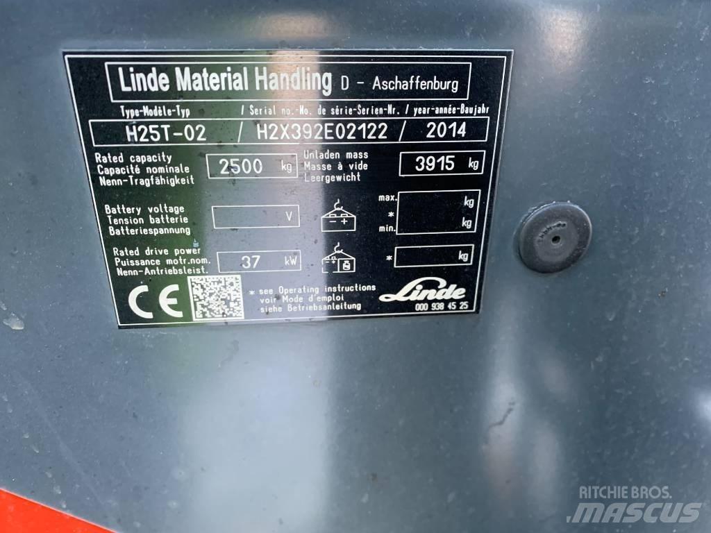 Linde H25T-02 Plinski viljuškari
