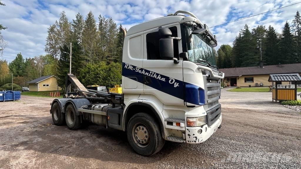 Scania R 500 Rol kiper kamioni sa kukom za podizanje tereta