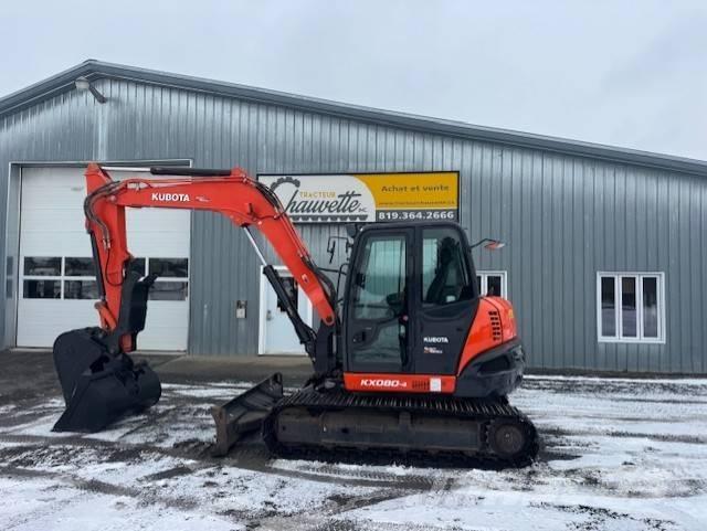 Kubota KX 080-4 Bageri guseničari