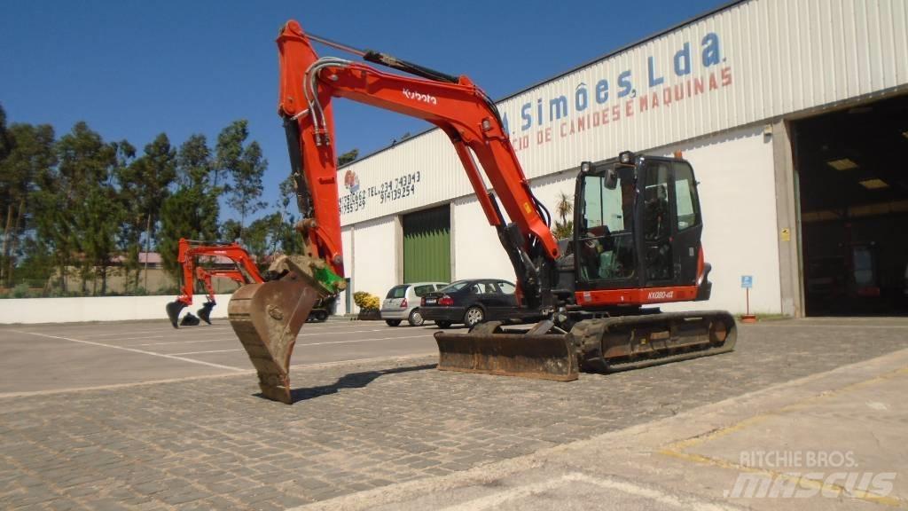 Kubota KX 080-4 Midi bageri 7t – 12t