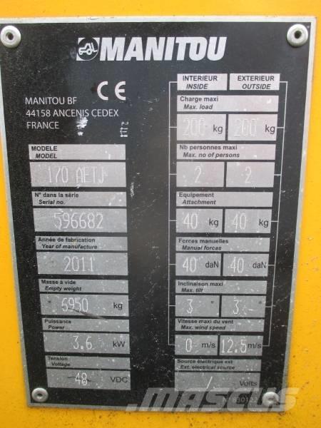 Manitou 170AETJ Zglobne podizne platforme