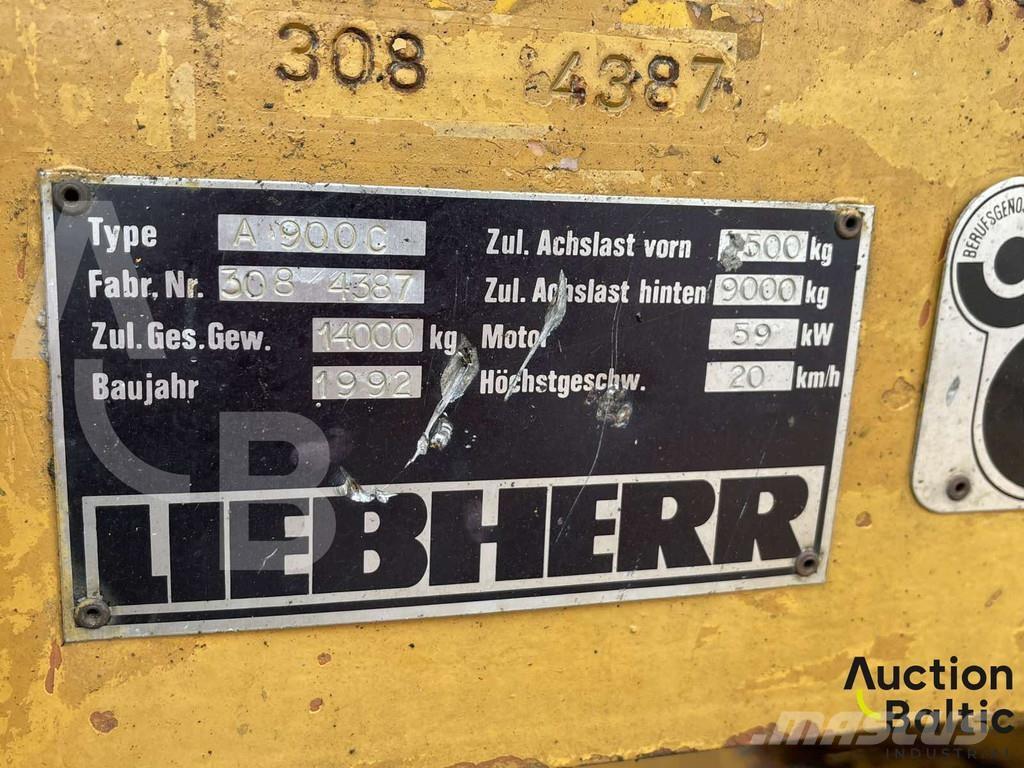 Liebherr A 900 C Bageri točkaši